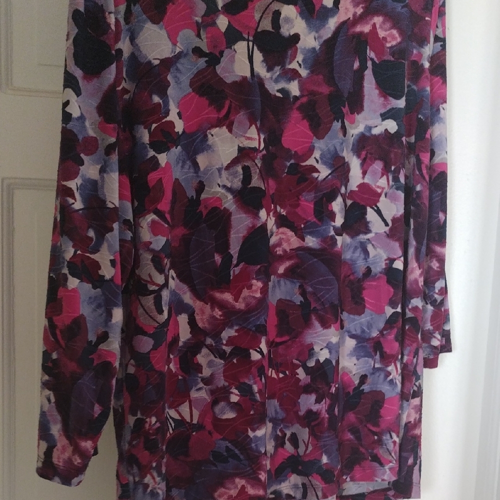 Multicolor Abstract Pattern Dress - Picture 3 of 4